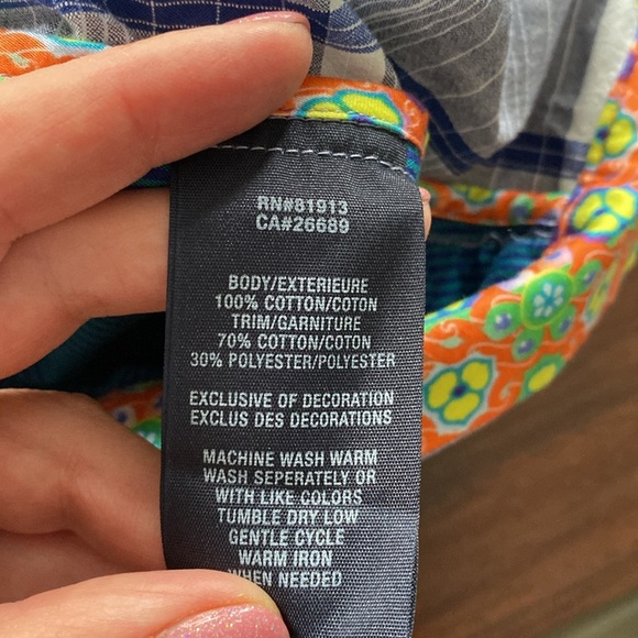 Robert Graham Gray and Blue Striped Shorts - Picture 9 of 11